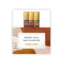 Inzet chocolade bedankjes