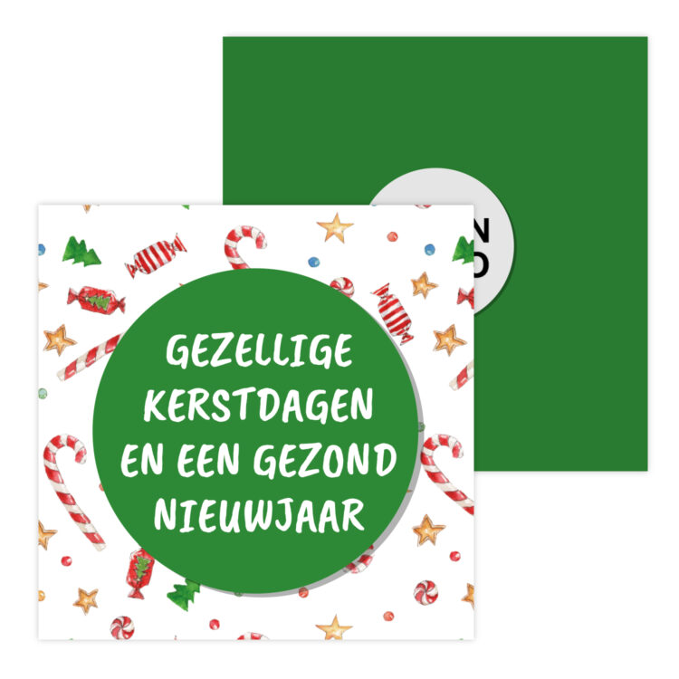 Kerst chocolade bedankjes