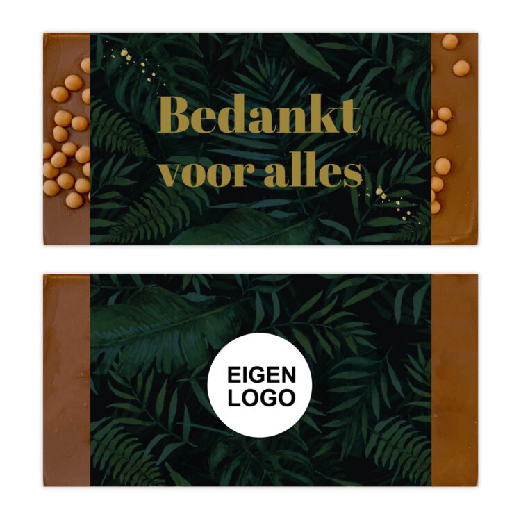 Luxe ambachtelijke chocolade bedankjes