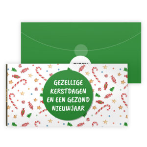 Relatiegeschenk chocolade kerst met logo