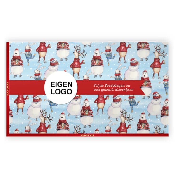 Merci groot kerst bedankjes