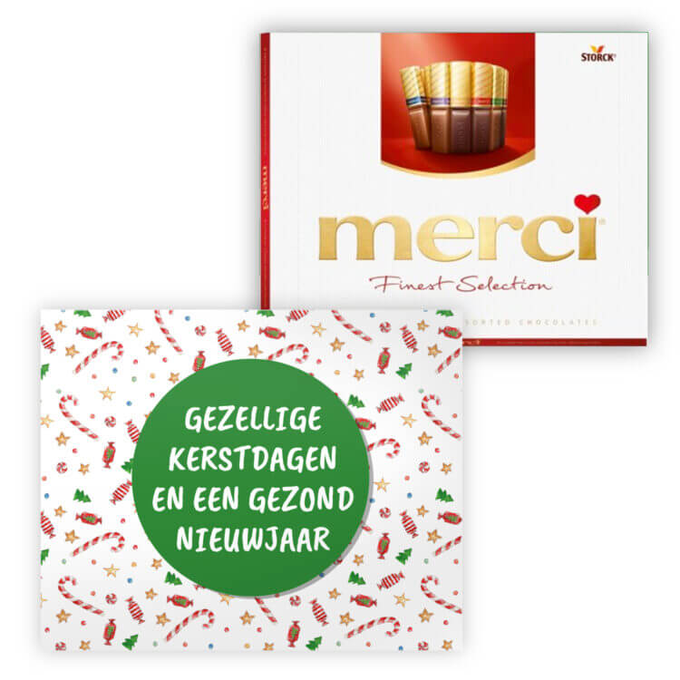 Relatiegeschenk brievenbus kerst