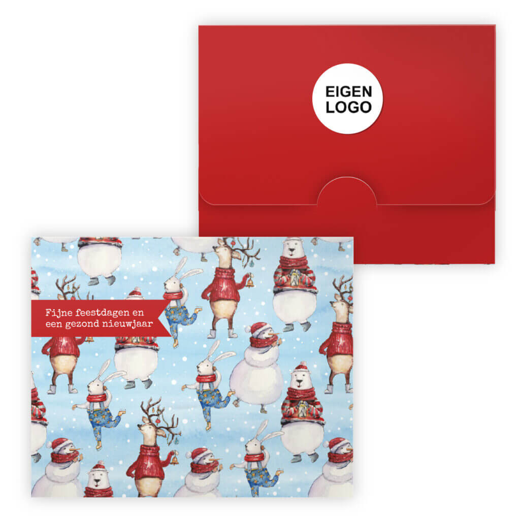 Kerst chocolade bedankjes