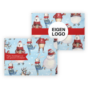 Kerst chocolade bedankjes