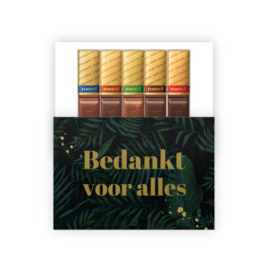 Merci chocolade bedankt voor alles