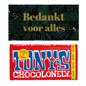 Tony chocolonely bedankjes