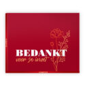 Merci 250 gram met kaart - chocolade bedankjes