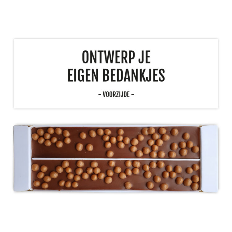 ontwerp chocolade bedankjes - ambachtelijk