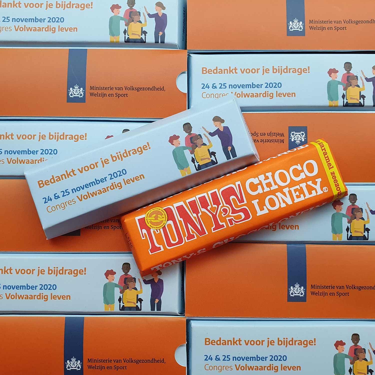 Tony's Chocolonely bedankjes
