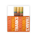 Topper chocolade bedankjes
