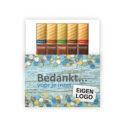 chocolade bedankje met logo
