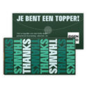 Zakelijk chocolade bedankje