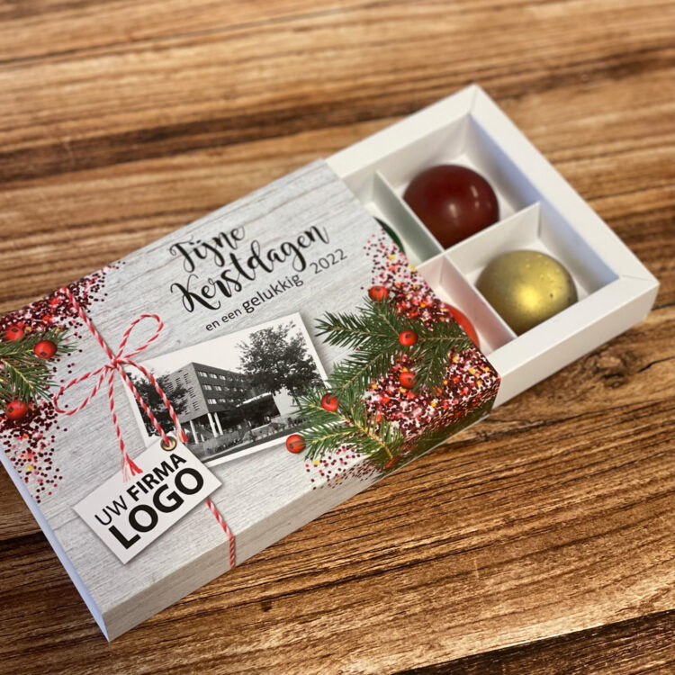 Kerstdagen chocolade bonbons