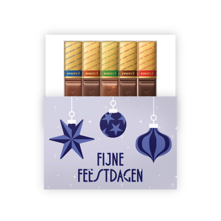 feestdagen chocolade bedankjes