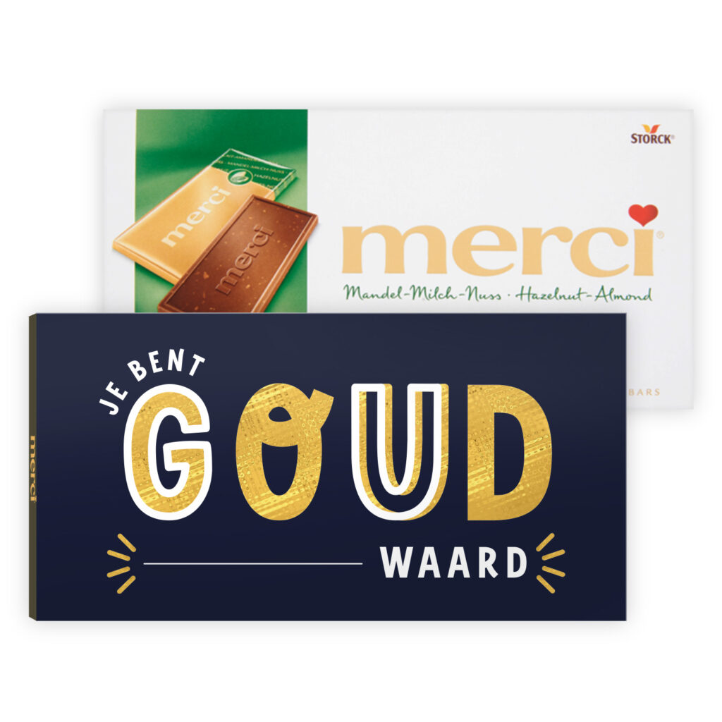 Merci kleine reepjes goud waard