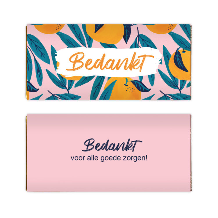 Bedankt chocolade Merci