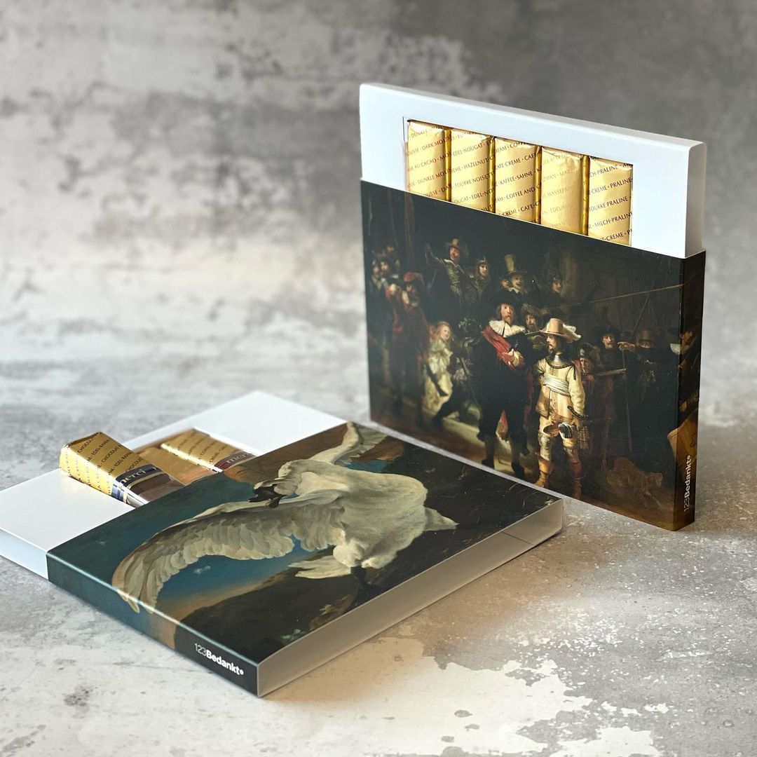 Rijksmuseum chocolade bedankje