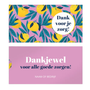 dankjewel met grote tony chocolade