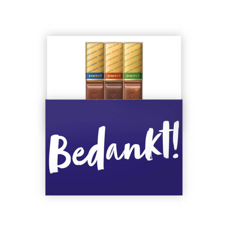 bedankt chocolade