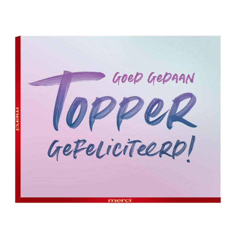 Topper Merci bedankje