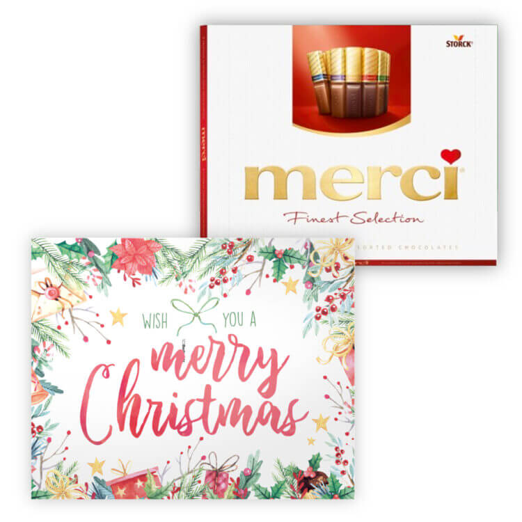 Merci chocolade 250 gram in Luxe Etui - bedankjes - Afbeelding 2