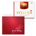 Merci 250 gram met kaart - chocolade bedankjes - Afbeelding 3
