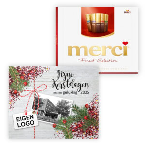 Merci chocolade voor kerst