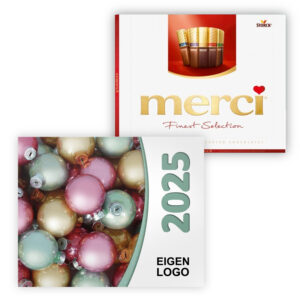 Kerstballen chocolade bedankjes