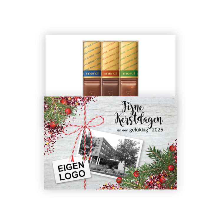 Kerstmis bedankjes met chocolade