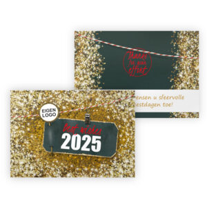 Glitter chocolade bedankjes 2025