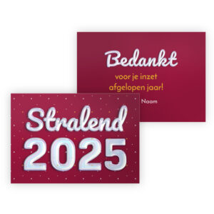 Stralend nieuwjaar chocolade