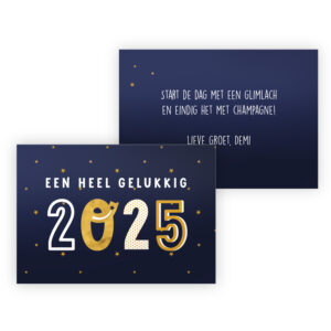 gelukkig 2025 bedankjes