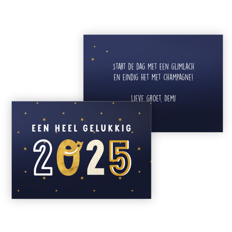 gelukkig 2025 bedankjes