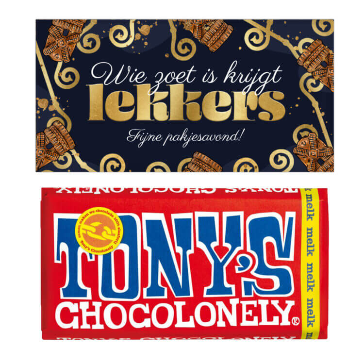 Tony Chocolonely grote reep - bedankjes