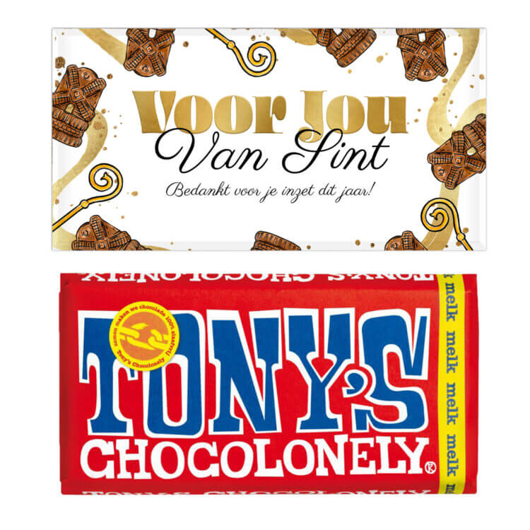 Tony Chocolonely grote reep - bedankjes