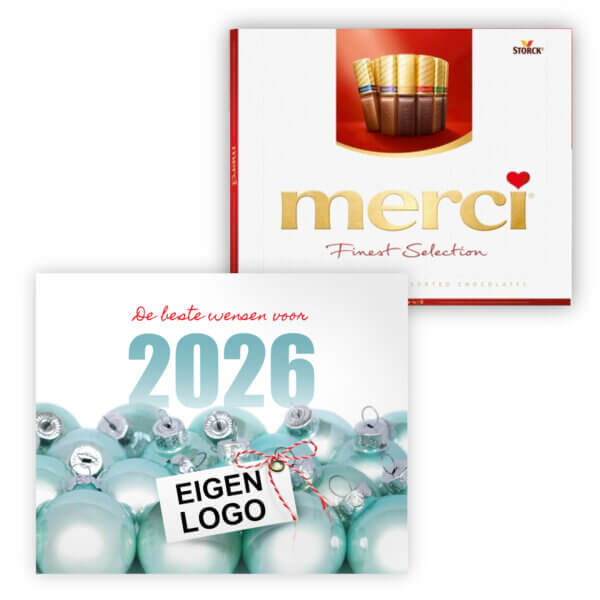 Merci geschenksverpakking kerst