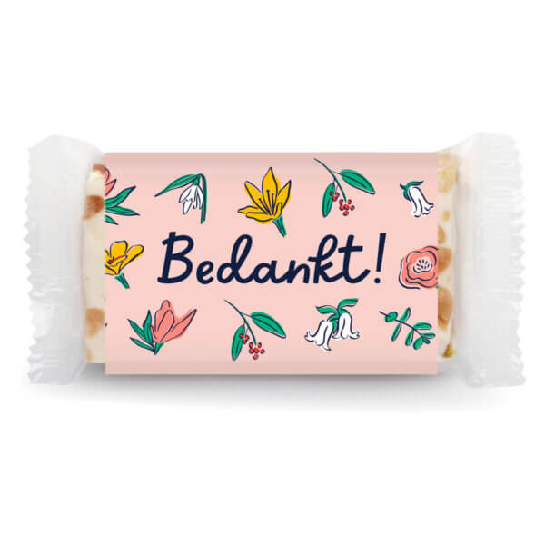 Nougat Slice Sleeve - bedankjes