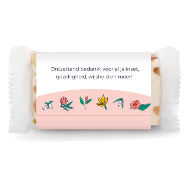 Nougat Slice Sleeve - bedankjes - Afbeelding 3