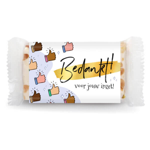 Nougat Slice Sleeve - bedankjes
