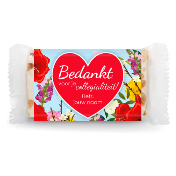 Nougat Slice Sleeve - bedankjes
