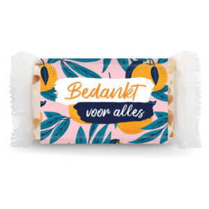 Nougat Slice Sleeve - bedankjes