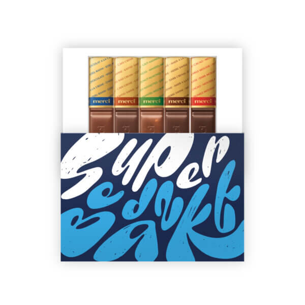 Merci chocolade Minibox 5 - bedankjes