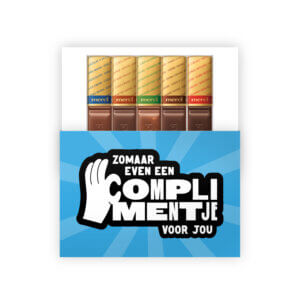 Merci chocolade Minibox 5 - bedankjes
