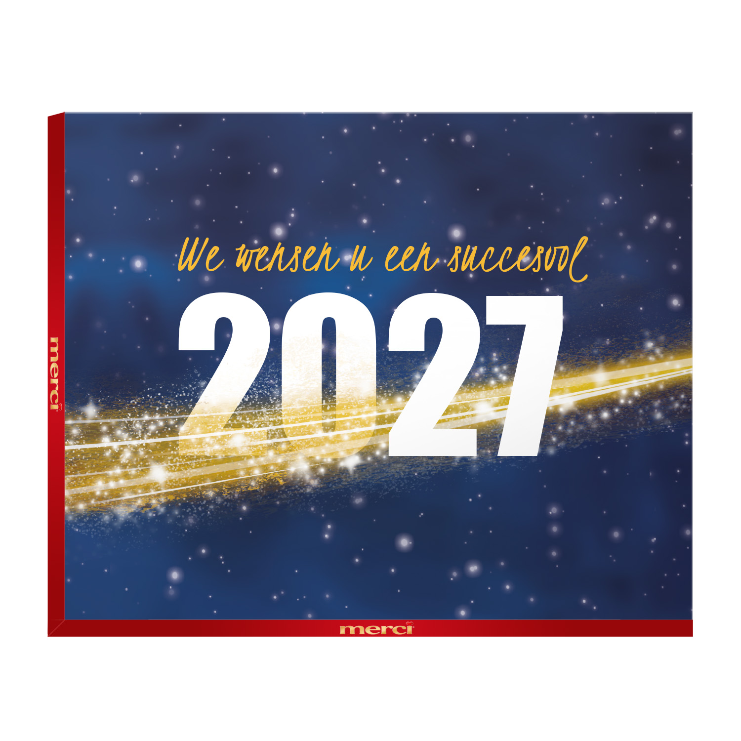 Merci chocolade bedankje nieuwjaar