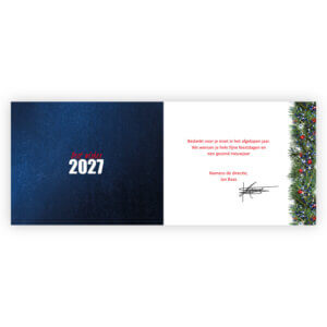 kerstchocolade met kaart kerst