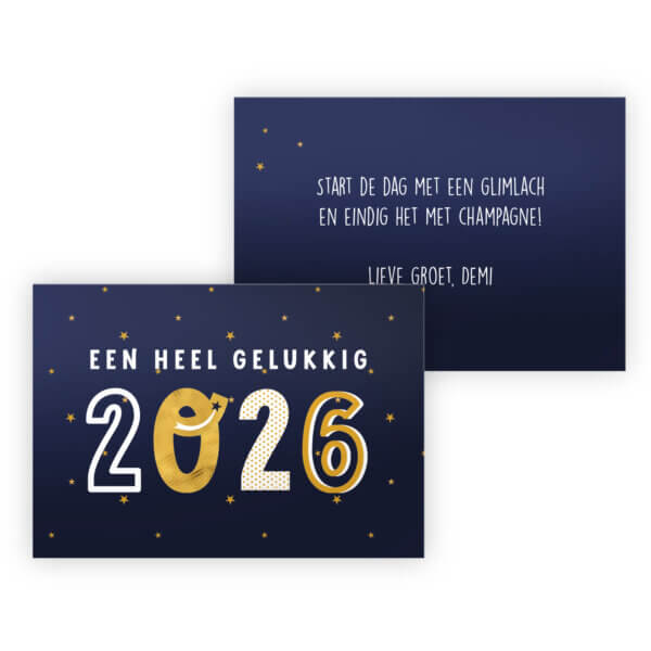 gelukkig 2025 bedankjes