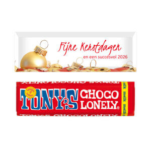 chocolade kerstbal van Tony