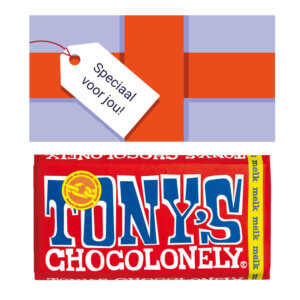 Tony Chocolonely grote reep - bedankjes