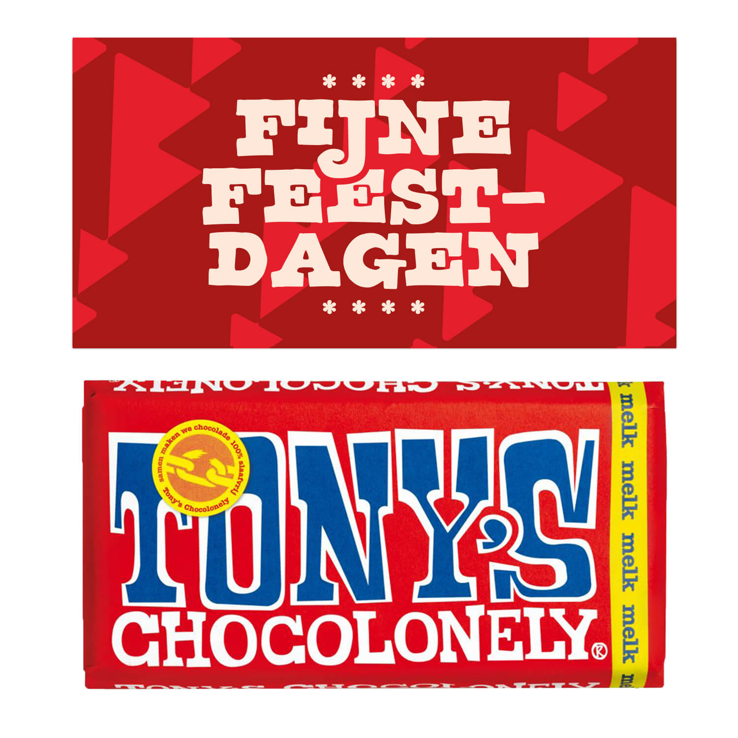 Tony Chocolonely grote reep - bedankjes
