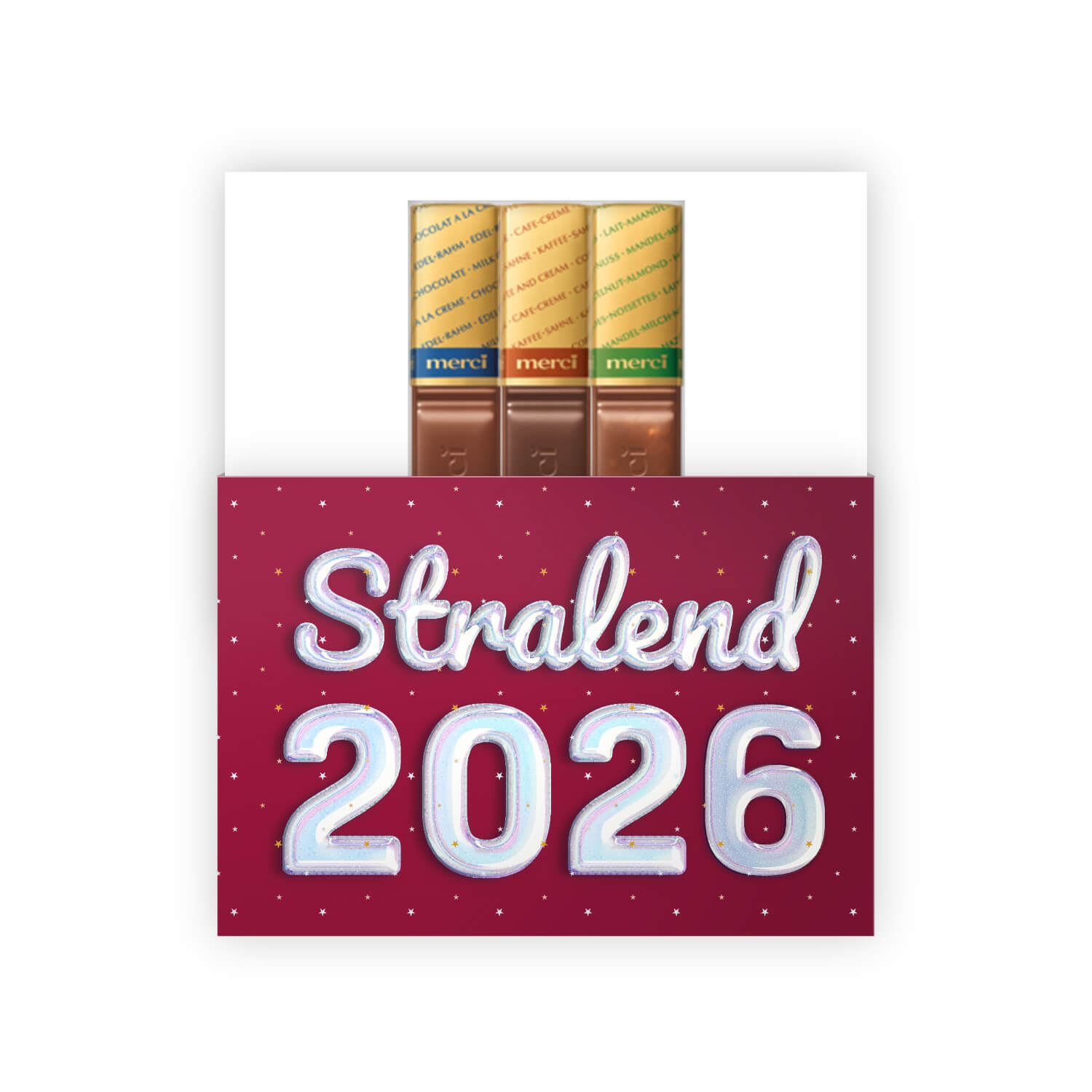 Merci chocolade Minibox 3 - bedankjes